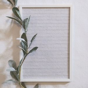 Letter board 🌿